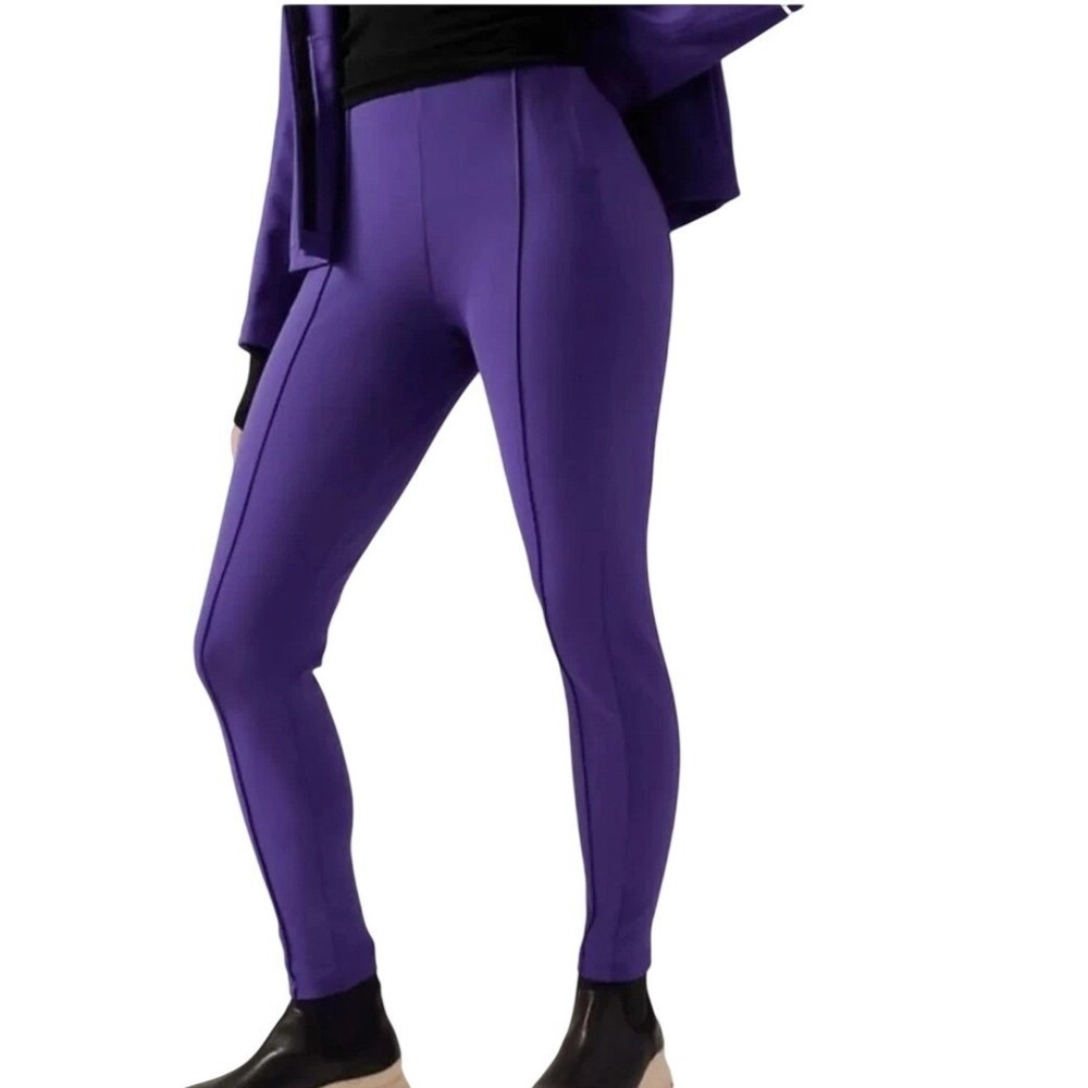 Athleta Glacier Snow Skinny Pant Womens 10 Petite Purple‎ Water Repellent Pants